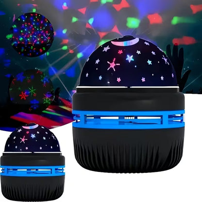 Mini Star Light LED RGB – Lámpara Giratoria USB Multicolor
