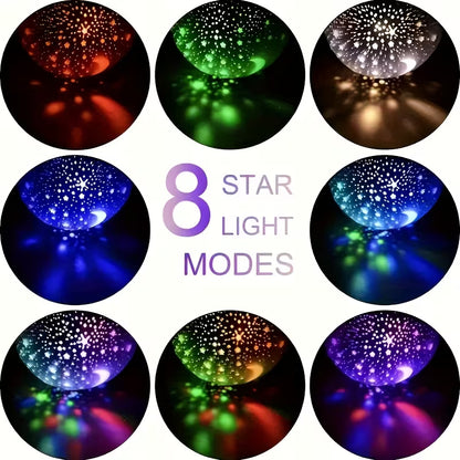 Lámpara Galaxia con Giro y Colores