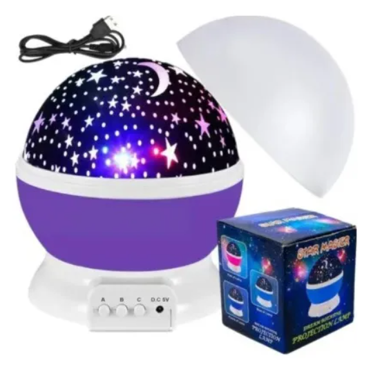 Lámpara Galaxia con Giro y Colores