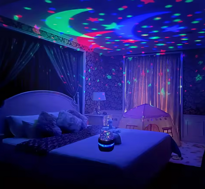 Mini Star Light LED RGB – Lámpara Giratoria USB Multicolor