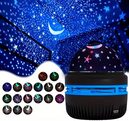 Mini Star Light LED RGB – Lámpara Giratoria USB Multicolor