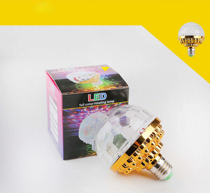 Full Color Rotating LED 6 Colores – Foco RGB Giratorio para Socket