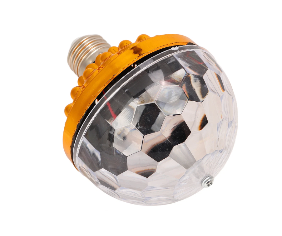 Full Color Rotating LED 6 Colores – Foco RGB Giratorio para Socket