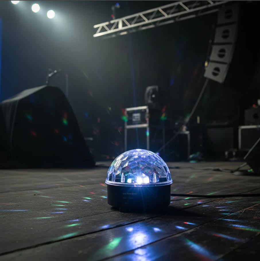 Foco Parlante MP3 LED Magic Ball Light – Luz RGB + Bluetooth + Control