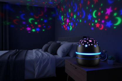 haz más llamativo las luces, ambienta el cuarto de tal manear que se vea excelente las luces, el producto está bien así. cambia el fondo y está bien la ubicación