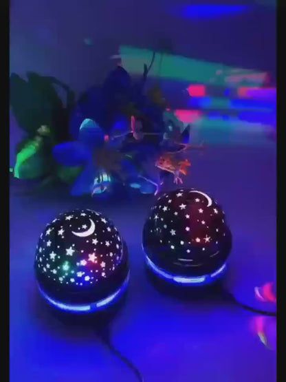 Mini Star Light LED RGB – Lámpara Giratoria USB Multicolor